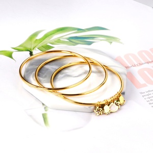 Fashion Multilayer Stainless Steel Jewelry Bangle Pendant <b>Bracelet</b> Bangle for Party - Product Image 1