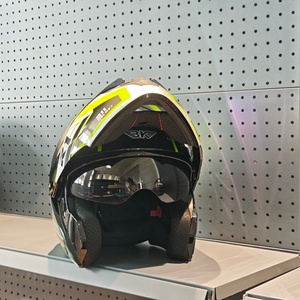 新しいAXK ABSオートバイフリップアップヘルメットデュアルバイザー認定取り外し可能な裏地付き女性用 - Product Image 3