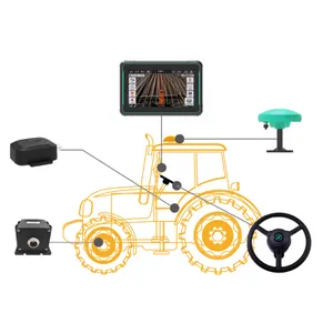 Sistema de guía GPS para tractor, kit de dirección automática para agricultura, dirección automática para agricultura de precisión