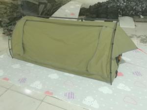 Tienda de campaña tipo Swag de lona Ripstop estilo australiano, <span class=keywords><strong>refugio</strong></span> para dormir, cómoda y transpirable, para camping al aire libre en todas las estaciones. - Product Image 5