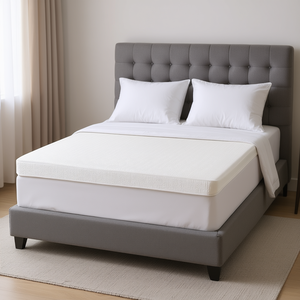 ที่นอนท็อปเปอร์เมมโมรี่โฟมหนา 4 นิ้ว รุ่นดีบี ควีน คิง  พร้อมใยโพลีเอสเตอร์ระบายความร้อน  สำหรับทุกฤดู เหมาะสำหรับเตียงโรงพยาบาล - Product Image 2