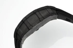 26 ans de succès commercial : Montre mécanique automatique de luxe 3501 en fibre de carbone, boîtier tonneau, tourbillon, sport, réserve de marche - Product Image 5