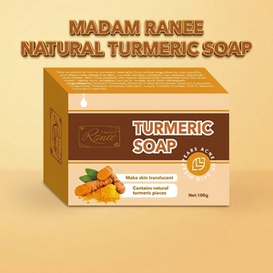 Sapone alla Curcuma Madam Ranee, Etichetta Privata OEM ODM, Profumo, Forma, Peso e Logo Personalizzati, Fornitura Diretta dalla Fabbrica all'Ingrosso - Product Image 1