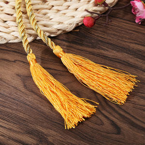 Vente en gros de cordons à double tête en polyester suspendus à cordons longs pour <span class=keywords><strong>rideau</strong></span> cordelette hanfu sac cadeau lanière décorative - Product Image 3