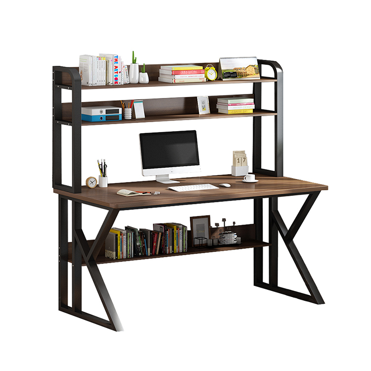 Computer Table Desk with Bookshelf KC