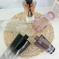 Bouteilles en verre d'aromathérapie de 50 ml, 100 ml, 120 ml, 150 ml, 200 ml, 500 ml avec diffuseur à bâtonnets, flacon de parfum en verre marron transparent sans flamme