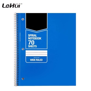 Lehui văn phòng phẩm 70 tấm 5 Đóng gói rộng Cai Trị wirewound 8x10-1/2 inch xoắn ốc máy tính xách tay với các loại màu sắc rắn cho văn phòng - Product Image 5