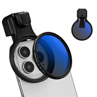 Kit de filtres pour objectif de téléphone K&F CONCEPT 58mm/67mm ND2-32/CPL à pression, compatible avec les filtres à filetage 58mm/67mm