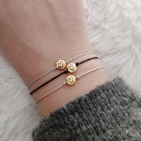 Bracelets en acier inoxydable avec breloques personnalisées, bracelet réglable en corde, Hamsa, cœur, étoile, couronne, cadeau pour femme, fille, à porter au quotidien