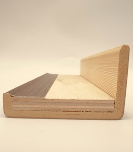 Personalizable <span class=keywords><strong>CPL</strong></span> laminado WPC puerta de madera contrachapada moldura jamba marco impermeable resistente a la humedad para villas hoteles - Product Image 3
