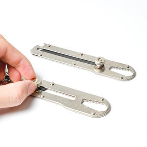 Couteau utilitaire multifonctionnel en acier inoxydable à lame large de 18 mm, qualité industrielle, porte-couteau à papier - Product Image 4