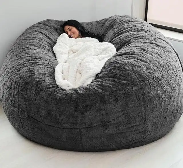 big tufted home decor sofa cushion cover pillow case for bean bag