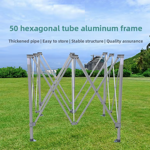 Structure de tente télescopique pliable en alliage d'aluminium de 50 mm pour camping extérieur, support de bâche commerciale pour <span class=keywords><strong>chapiteau</strong></span> publicitaire - Product Image 2