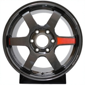 ล้อฟอร์จดีไซน์ <span class=keywords><strong>TE37V</strong></span> น้ำหนักเบา ปรับแต่งได้ FGwheel สำหรับ Toyota Nissan Honda Mazda NISMO GTR ขนาด 5x114.3 5x112 - Product Image 1