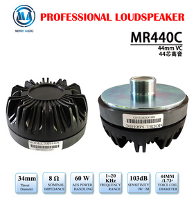Altavoz de Alta Sensibilidad de Fábrica OEM Merry Audio, Altavoz de Agudos con Bobina de Voz de <span class=keywords><strong>44</strong></span> mm de Diámetro - Product Image 3