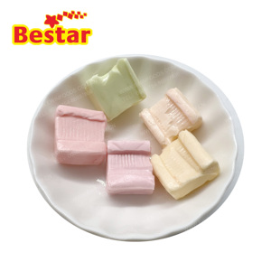 BESTAR Caramelos de Frutas Cuadrados Suaves y Masticables al <span class=keywords><strong>por</strong></span> <span class=keywords><strong>Mayor</strong></span> en Tarro, Caramelos Suaves con Sabor a Frutas Chinas, Deliciosos y Coloridos, Snack de Caramelos Masticables - Product Image 3