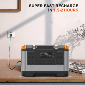 2400W Portable 220V Battery Power Supply AC Emergency Backup Home <b>Solar</b> <b>Generator</b> Station for Car Outdoor Use - Product Image 4
