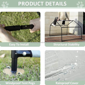 Tienda de campaña de lujo para mascotas para perros, cachorros, gatos, cama de exhibición, casa, lona de moda, tiendas de campaña lavables personalizadas para perros - Product Image 2