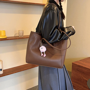 Bolso Vintage de gran capacidad para mujer, bolso de hombro a la moda para mujer, bolso de mano, bolso de almacenamiento ligero - Product Image 1