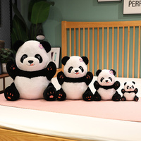 Peluche Panda Éducative pour Anniversaire et Noël, Vente en Gros, Faible MOQ, Jouets en Peluche Panda Personnalisés