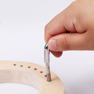Kit de Bricolage Harpe Lyre en Bois à Peindre Soi-même, Non Finie, à Colorier à la Main, Matériel d'Accessoires d'Instrument, Ensemble de Bricolage Musical, Jouet - Product Image 3