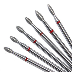 2,3mm Edelstahl-Diamantfräser Runde Form Nagelbohrer Professionelle Maniküre-Pediküre-Werkzeuge zur Nagelhautreinigung - Product Image 2