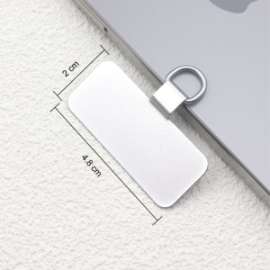 Custom Cell Mobile Phone Lanyard Zinc Alloy Insert Clip Card Charms Holder Patches Spacer Waterproof Fashionable For Connecting