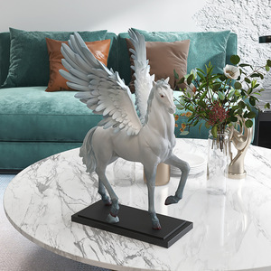 ของตกแต่งบ้านรูปม้าเทวดาขายส่ง ของตกแต่งพื้นรูปไวโอลินสุดหรู ของตกแต่งบ้านขนาดใหญ่ - Product Image 5
