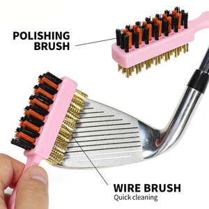 <b>Golf</b> Cleaning Brush Plastic Steel 11.8cm Durable For Club Heads - Product Image 5
