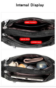 Nuevo Bolso Bandolera de Moda, Gran Capacidad, de Cuero PU Suave, Bolso de Mano para Mujer, Diseño de Lujo - Product Image 6