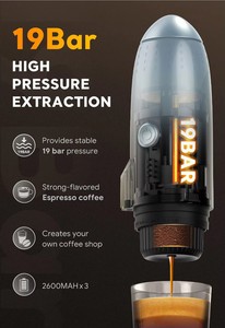 Nuova Mini Macchina da Caffè Portatile 2026, Macchina per Espresso Autoriscaldante da Viaggio per Capsule NS e Caffè Macinato, per Esterni - Product Image 6