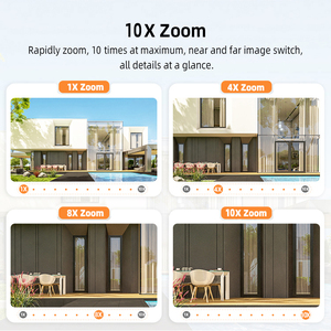 Cámara de Seguridad Exterior 4G con Panel <span class=keywords><strong>Solar</strong></span> de 18000mAh, Lente Triple de 3MP, Zoom 10X, Audio Bidireccional, Almacenamiento en la Nube, Sensor CMOS de 8W, Visión Nocturna Amplia - Product Image 5