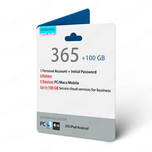 Tikeys Chat 24/7, Cuenta Pro Plus 365 al por Mayor, 100 GB de Almacenamiento en la Nube para 5 Dispositivos PC/Mac, en Existencia, Envío Rápido - Product Image 1
