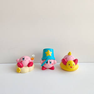 <span class=keywords><strong>Nuevo</strong></span> estilo lindo dibujos animados Gacha muñeca surf playa <span class=keywords><strong>juego</strong></span> Rosa <span class=keywords><strong>Kirby</strong></span> figura <span class=keywords><strong>de</strong></span> acción - Product Image 4