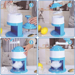 Afeitadora manual de hielo, afeitadora y máquina de hielo multifuncional, sin necesidad de energía, herramienta para afeitar hielo en la cocina - Product Image 2