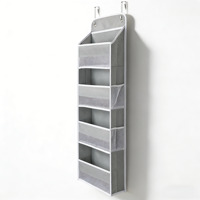 Sac de rangement suspendu pour porte, robuste, avec 7 compartiments, pour salle de bain, placard