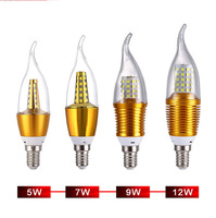 Bombilla LED DECO LIGHT E12 E14, Bombilla de Filamento LED Equivalente a 5W
