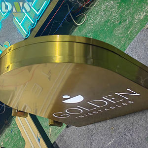 Letrero <span class=keywords><strong>LED</strong></span> 3D grande para exteriores, caja de luz de doble cara con letras retroiluminadas para decoración frontal de tienda, hospitales y empresas - Product Image 3