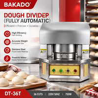Diviseuse de pâte automatique DT-36T, machine commerciale de portionnement de pâte à 36 coupes, 30-150g, 750W, 220V