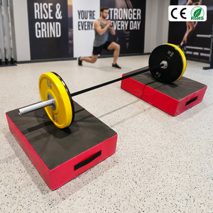 Tapis de protection de sol en cuir PU pour haltères, anti-chute, pour salle de sport à domicile, réduction du bruit - Product Image 1