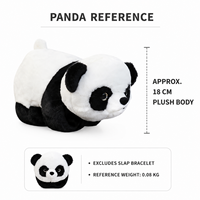 Bracelets slap en peluche en gros, jouets fantaisie à enrouler en forme de panda et d'animaux pour assortiments de cadeaux de détail