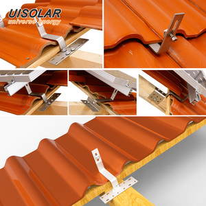 UISOLAR Ventes Flash Crochets de fixation pour panneaux solaires en acier inoxydable pour toiture, Crochets de montage PV pour système photovoltaïque - Product Image 3