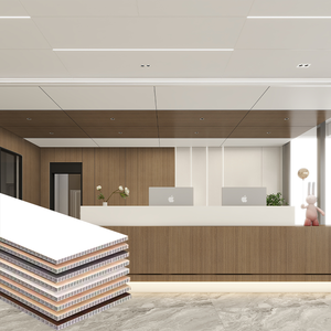 Panel de <span class=keywords><strong>Techo</strong></span> Integrado de Panal de Abeja de Aluminio para Toda la Casa, Cocina, Sala de Estar, Hotel - Product Image 5
