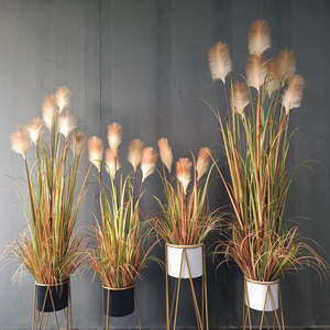 Vente <span class=keywords><strong>en</strong></span> gros 4pcs plante artificielle d'intérieur <span class=keywords><strong>en</strong></span> plastique oignon herbe fleur et <span class=keywords><strong>arbre</strong></span> avec pots décor <span class=keywords><strong>de</strong></span> salon - Product Image 4