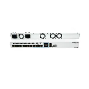 Catvscope-Mini interruptor MikroTik CRS312-4C + 8XG-RM con función de enrutador, 10G, puertos Ethernet RJ45 y SFP +