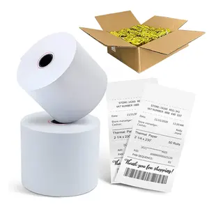 Nhà sản xuất tiền mặt đăng ký giấy 3 1/8x230 nhiệt cho đến khi cuộn Máy in nhiệt giấy cuộn cho hệ thống POS