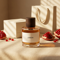 Vente en gros de flacons de parfum en verre transparent de haute qualité, 30 ml, 50 ml, 100 ml, flacons de parfum en verre vides personnalisables