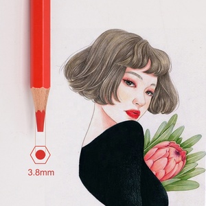 Ensemble de crayons de couleur à base d'huile en bois naturel <span class=keywords><strong>Daubigny</strong></span> 72 couleurs avec boîte en papier Ensemble de crayons de couleur// - Product Image 4