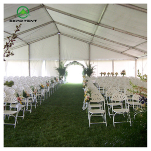 Tentes d'événements haut de gamme avec structure en aluminium, fenêtres et porte en verre, <span class=keywords><strong>tente</strong></span> d'événements extérieure en PVC pour événements, mariages, fêtes et services religieux - Product Image 6