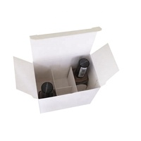 Boîtes d'emballage pour vernis à ongles vides personnalisées en gros, 6 flacons, fabricants, vente chaude, boîte à vernis à ongles blanche bon marché